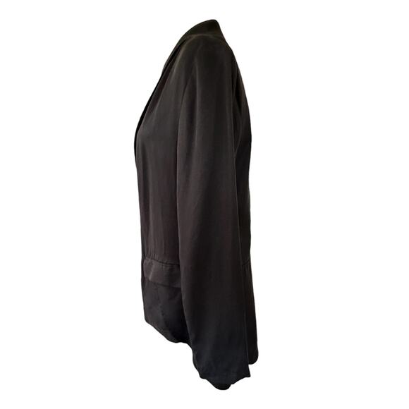 Garnet Hill Jacket Medium Black Rhinestone Whimsigoth Party Heart Wings Rock - Picture 10 of 13